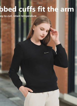 Women's Crew Neck Pullover Sweatshirt - Sidiou Group