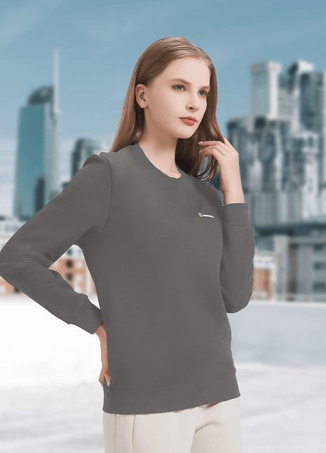 Women's Crew Neck Pullover Sweatshirt - Sidiou Group