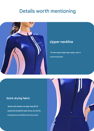 Women's Diving Full Wetsuit Swimsuit - Sidiou Group