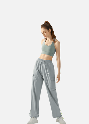 Women's Drawstring Casual Wide Leg Trousers - Sidiou Group