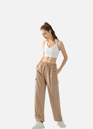 Women's Drawstring Casual Wide Leg Trousers - Sidiou Group