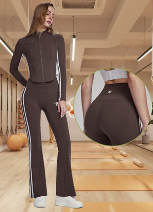 Women's Flared Fitness Yoga Pants - Sidiou Group