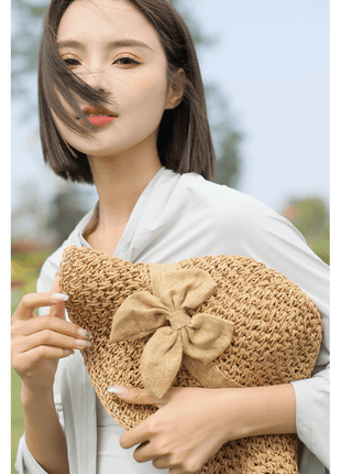 Women's Foldable Straw Sun Hat - Sidiou Group