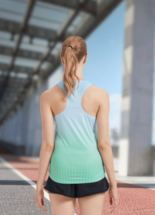 Women's Gradient Seamless Active Tank Top - Sidiou Group