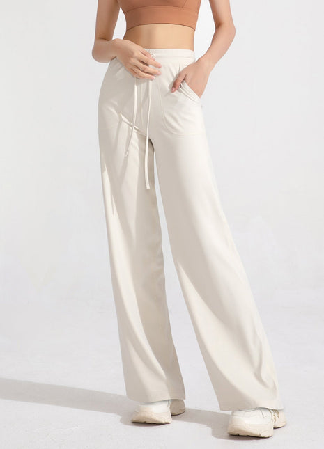 Women's High Waist Wide Leg Loose Fit Trousers - Sidiou Group