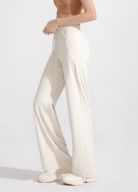 Women's High Waist Wide Leg Loose Fit Trousers - Sidiou Group