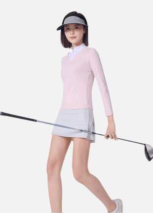 Women's High - Waisted Pleated Golf Skirt - Sidiou Group