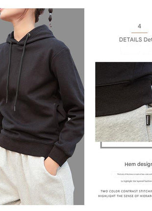 Women's Hooded Pullstring Sweatshirt - Sidiou Group