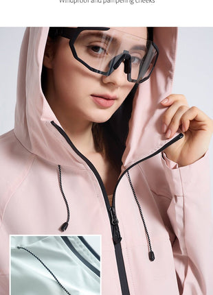 Women's Hooded Windbreaker Jacket - Sidiou Group