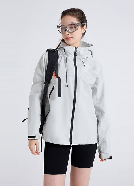 Women's Hooded Windbreaker Jacket - Sidiou Group