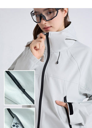 Women's Hooded Windbreaker Jacket - Sidiou Group