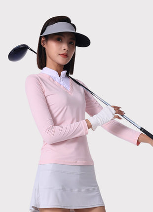 Women's Ice Silk Sun Protection Golf Top - Sidiou Group