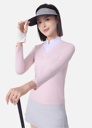 Women's Ice Silk Sun Protection Golf Top - Sidiou Group