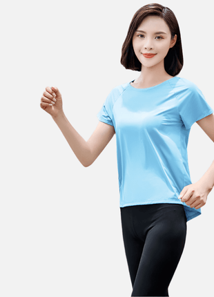 Women’s Ice Silk UV Protection Sports T-Shirt - Sidiou Group
