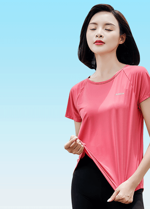 Women’s Ice Silk UV Protection Sports T-Shirt - Sidiou Group