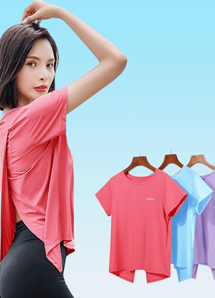 Women’s Ice Silk UV Protection Sports T-Shirt - Sidiou Group