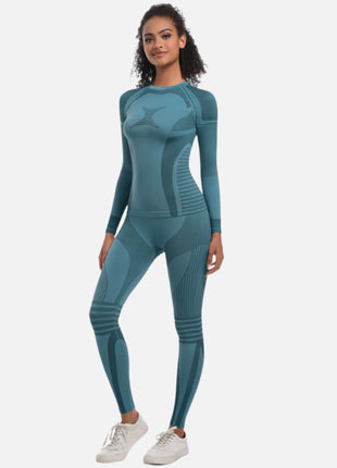 Women's Knitted High - elasitc Yoga Set - Sidiou Group