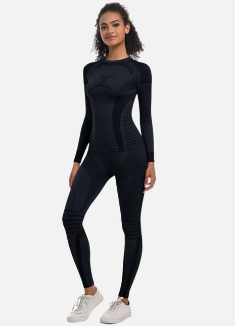 Women's Knitted High - elasitc Yoga Set - Sidiou Group