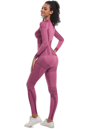 Women's Knitted High - elasitc Yoga Set - Sidiou Group