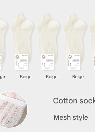 Women's Mesh Cotton Ankle Socks - Sidiou Group