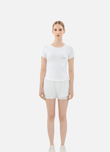 Women's Mesh Stitching Short - sleeved Yoga Sports T-shirt - Sidiou Group