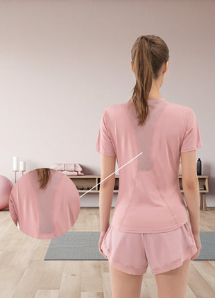 Women's Quick Dry Running Fitness Yoga T shirt - Sidiou Group