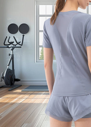 Women's Quick Dry Running Fitness Yoga T shirt - Sidiou Group