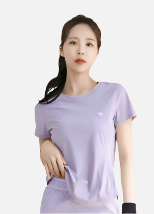 Women's Quick - drying Slim Fit Yoga T-shirts - Sidiou Group