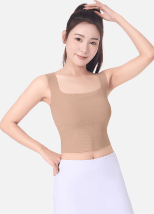 Women's Ribbed Crop Top - Sidiou Group