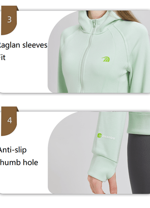 Women's Sports Zip - up Hoodie - Sidiou Group