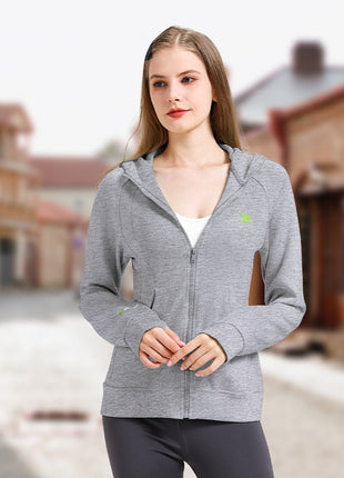 Women's Sports Zip - up Hoodie - Sidiou Group