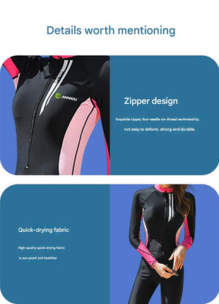 Women's Sun Protection One - piece Diving Suit - Sidiou Group