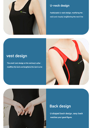Women's U Neck Backless One Piece Swimsuit - Sidiou Group