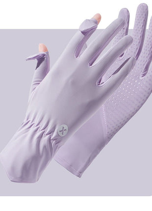 Women's UPF 50+ Breathable Sun Protection Gloves - Sidiou Group