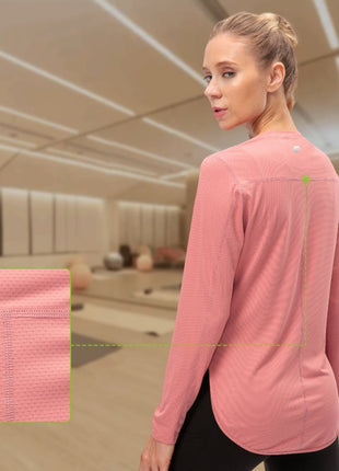 Women's UPF50+ Sun Protection Yoga Shirt - Sidiou Group
