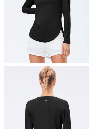 Women's UPF50+ Sun Protection Yoga Shirt - Sidiou Group