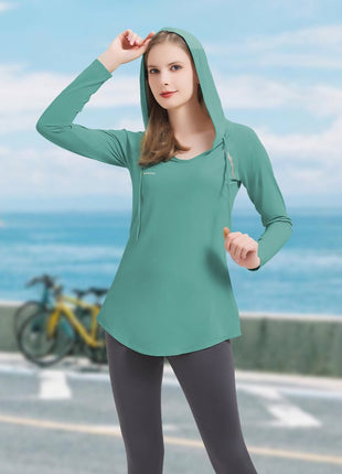 Women's UV Sun Protection Hooded Sweatshirt - Sidiou Group