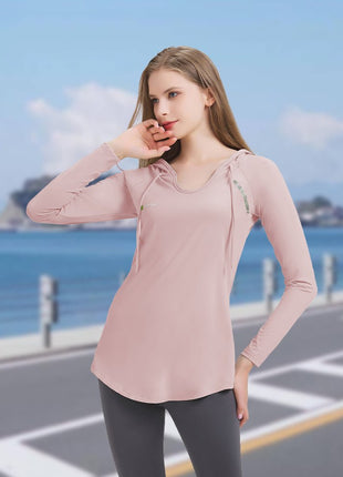 Women's UV Sun Protection Hooded Sweatshirt - Sidiou Group