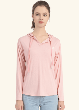 Women's V - Neck Hooded Casual Sweatshirt - Sidiou Group