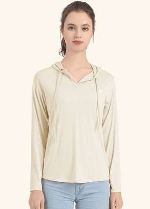 Women's V - Neck Hooded Casual Sweatshirt - Sidiou Group