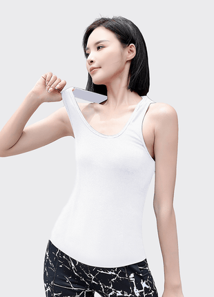 Women’s Wide Strap Ribbed Tank Top - Sidiou Group