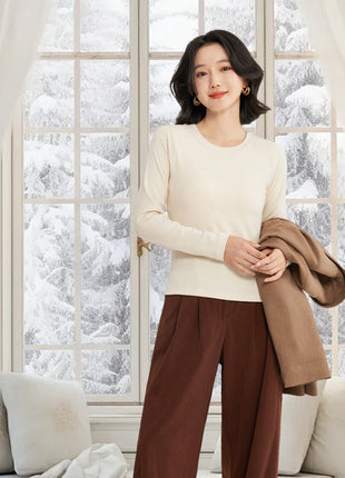 wool silk thermal shirt