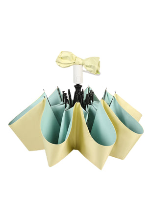 yellow green automatic color coated umbrella