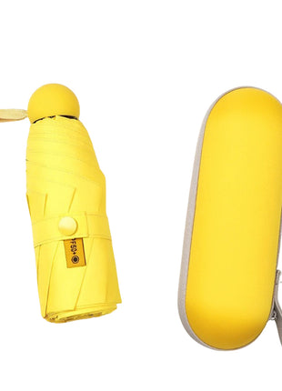 yellow mini capsule umbrella