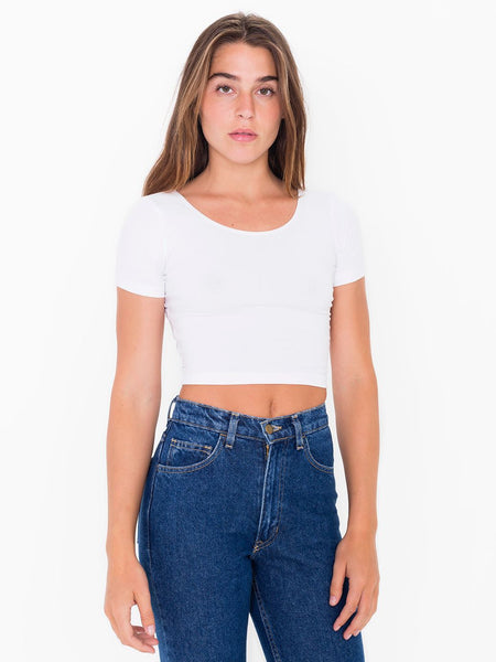 Sidiou Group New Fashion Wholesale Ladies Sexy Slim Fit T-shirt Cotton Short Sleeve Plain Crop Tops Women's Tee