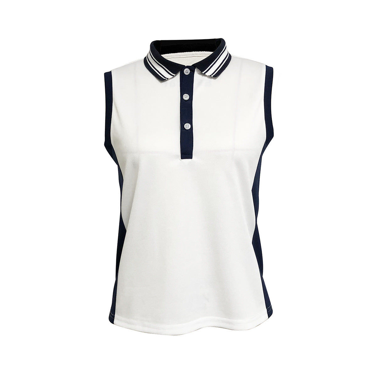 New Design Women's Sleeveless Golf Polo Shirt Tennis Sports Lightweight Quick-Drying Polo T-shirt
