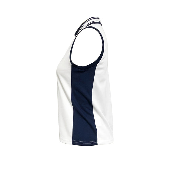 New Design Women's Sleeveless Golf Polo Shirt Tennis Sports Lightweight Quick-Drying Polo T-shirt