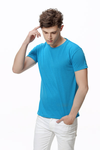 Sidiou Group Anniou Wholesale Blank Unisex Printing Custom Logo Advertising Shirt Election T Shirt Polyester Cotton Apparel O-neck T-Shirts