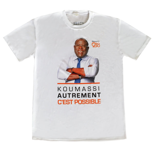 Sidiou Group Anniou Wholesale Cheap White T Shirt Design Printing Custom Polyester Blank Plain Political For Election T Shirt