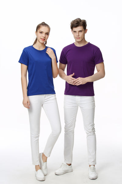 Sidiou Group Anniou Wholesale Blank Unisex Printing Custom Logo Advertising Shirt Election T Shirt Polyester Cotton Apparel O-neck T-Shirts